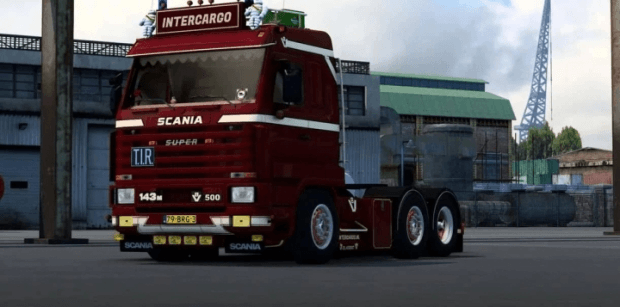 ETS2 - Scania 143M 500 V8 Intercargo V1.7 (1.53.x)
