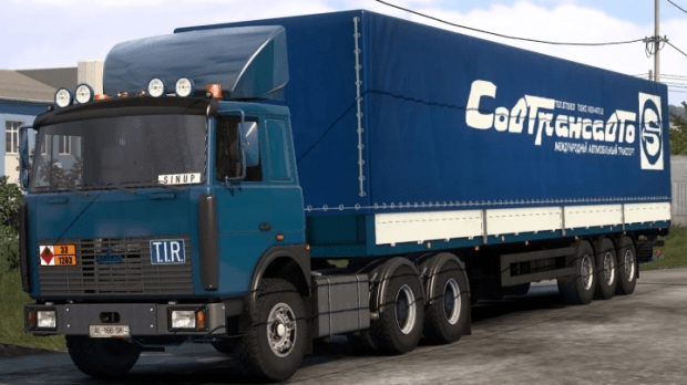 ETS2 - MAZ-6422 (1981) + Trailers (1.50.x) ETS2 - MAZ-6422 (1981) + Trailers (1.50.x)