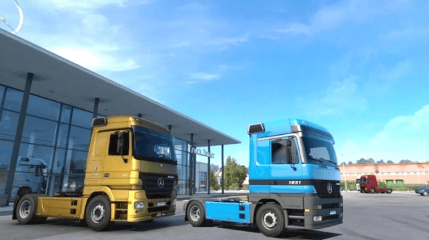 ETS2 - Mercedes Actros MP1/MP2 Truck (1.49.x)