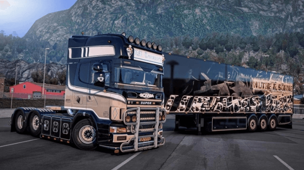 ETS2 - Scania Lion 164L V8 Special Megamod+Trailer (1.48.x) ETS2 - Scania Lion 164L V8 Special Megamod+Trailer (1.48.x)