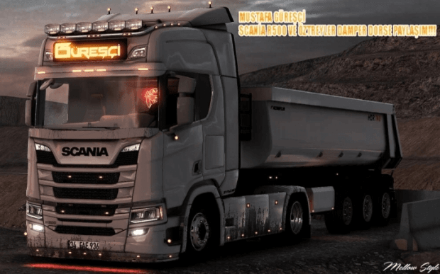 ETS2 - Scania R500 – Oztreyler Dumper Trailer (1.48.x)