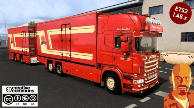 ETS2 - Scania R500 Fleurs Edition + Trailer (1.48.x) ETS2 - Scania R500 Fleurs Edition + Trailer (1.48.x)