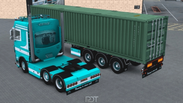ETS2 - Daf XF Stebo and Trailer (1.47.x) ETS2 - Daf XF Stebo and Trailer (1.47.x)