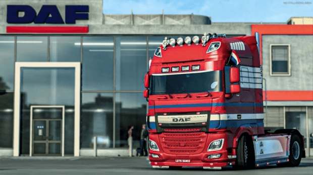 ETS2 - Special DAF XF with Trailer (1.45.x) ETS2 - Special DAF XF with Trailer (1.45.x)