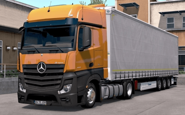 ETS2 - Mercedes New Actros Truck V1.7 (1.45.x)