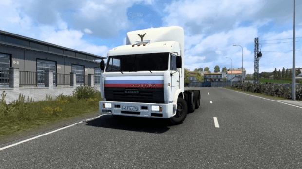 ETS2 - Kamaz-54115 from The Series Truckers (1.43.x) (1.43.x)