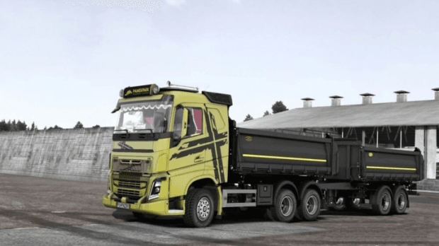 ETS2 - Volvo FH4 + Meiller Kipper Trailer (1.43.x) (1.43.x)