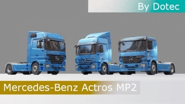 ETS2 - Mercedes-Benz Actros MP2 V1.5.4 (1.43.x) (1.43.x)