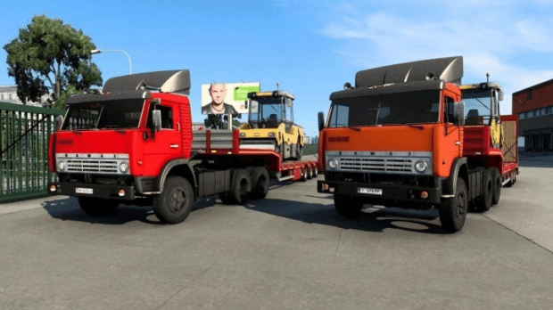 ETS2 - KamAZ Pack + Trailers Pack V1.1 (1.43.x) (1.43.x)