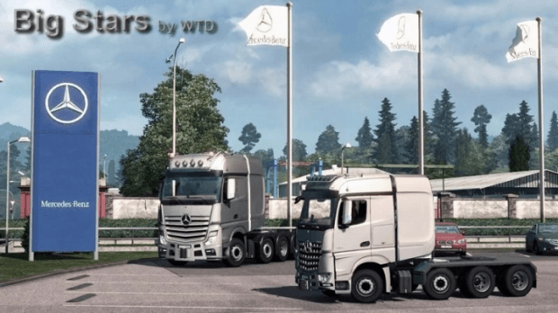 ETS2 - Big Stars - Actros/Arocs SLT V1.6.7 (1.42.x) (1.42.x)