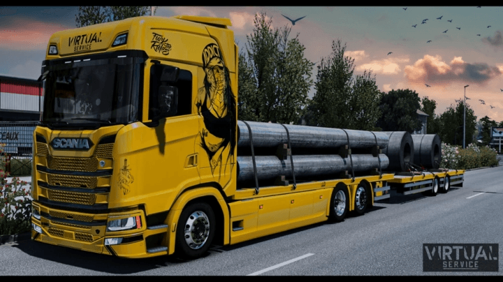 ETS2 - Scania NG Tandem Cargoes (1.41.x) (1.41.x)