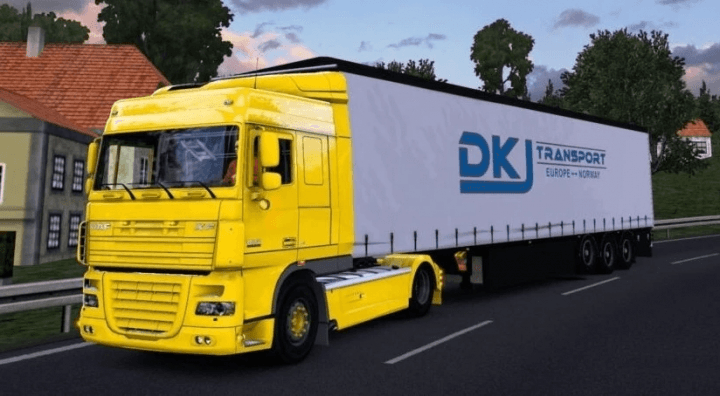 ETS2 - Daf XF 105 Fixed Truck (1.41.x) (1.41.x)