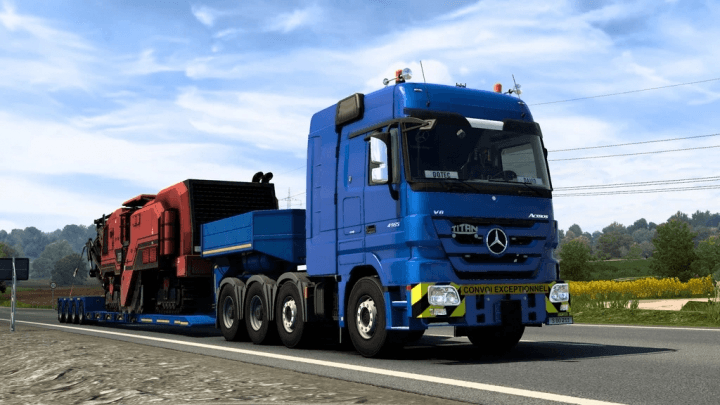 ETS2 - Mercedes-Benz Actros MP3 Truck V1.1 (1.40.x) (1.40.x)