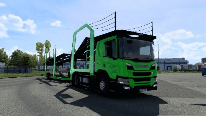ETS2 - Scania P Cartransporter for Eugene Scania Pack V6.0 (1.40.x) (1.40.x)