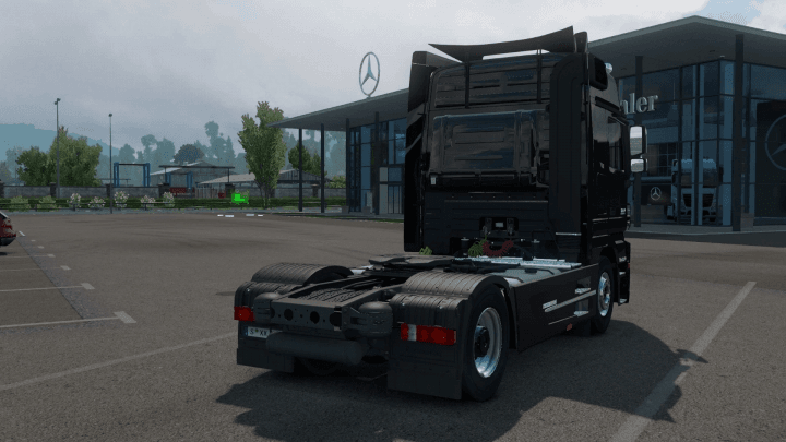 ETS2 - Mercedes-Benz Actros MP2 Black Edition V1.3 (1.40.x) (1.40.x)