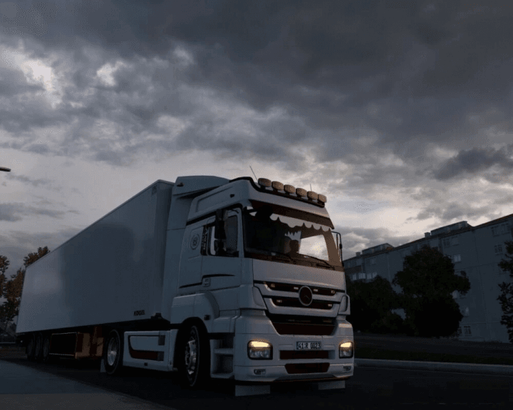 ETS2 - Mercedes-Benz Axor Custom & Trailer (1.40.x) (1.40.x)