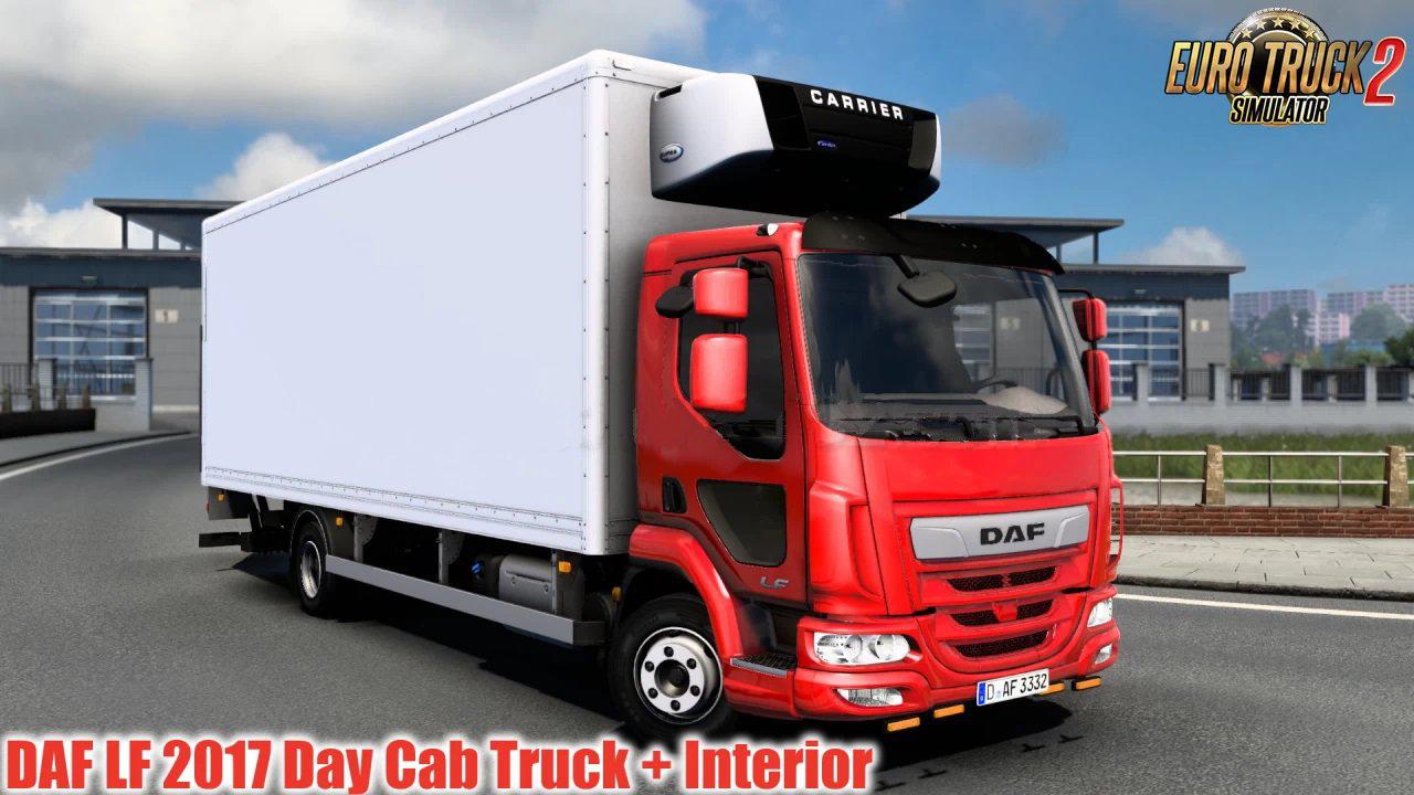 ETS2 - Daf LF 2017 Day Cab Truck + Interior V1.0 (1.40.x) (1.40.x)