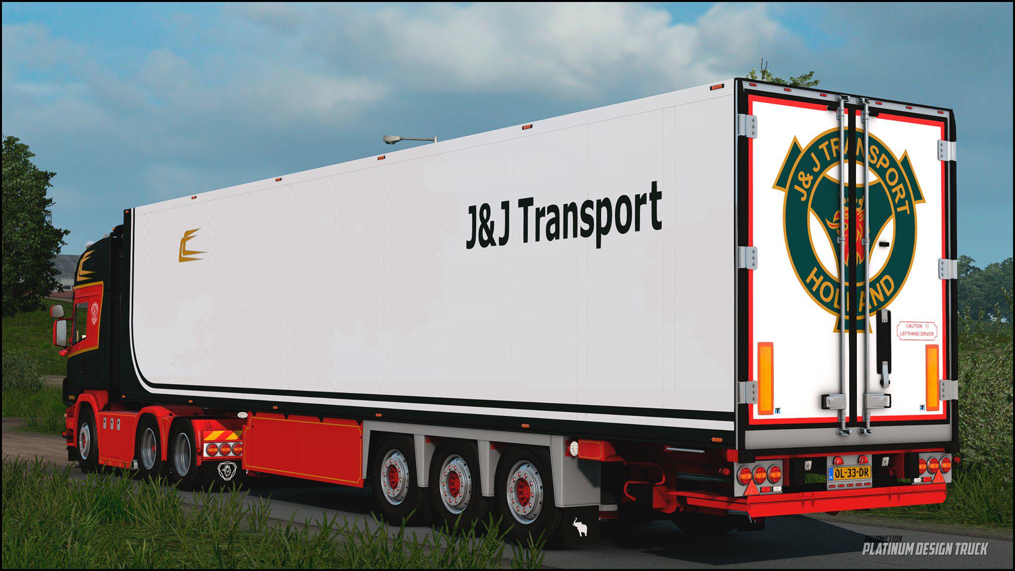 ETS2 - Scania 164 L 480 J&J Transport Official Update (1.39.x) (1.39.x)