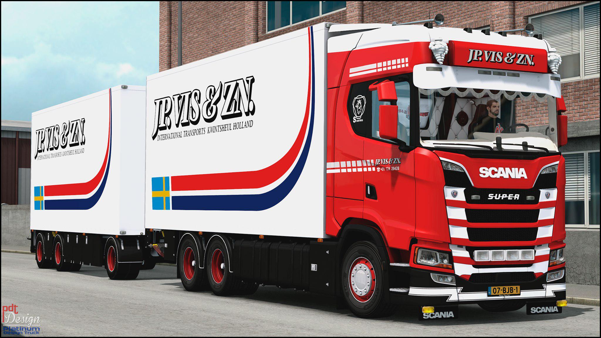 ETS2 - Scania S 500 JP Vis Zn (1.39.x) (1.39.x)