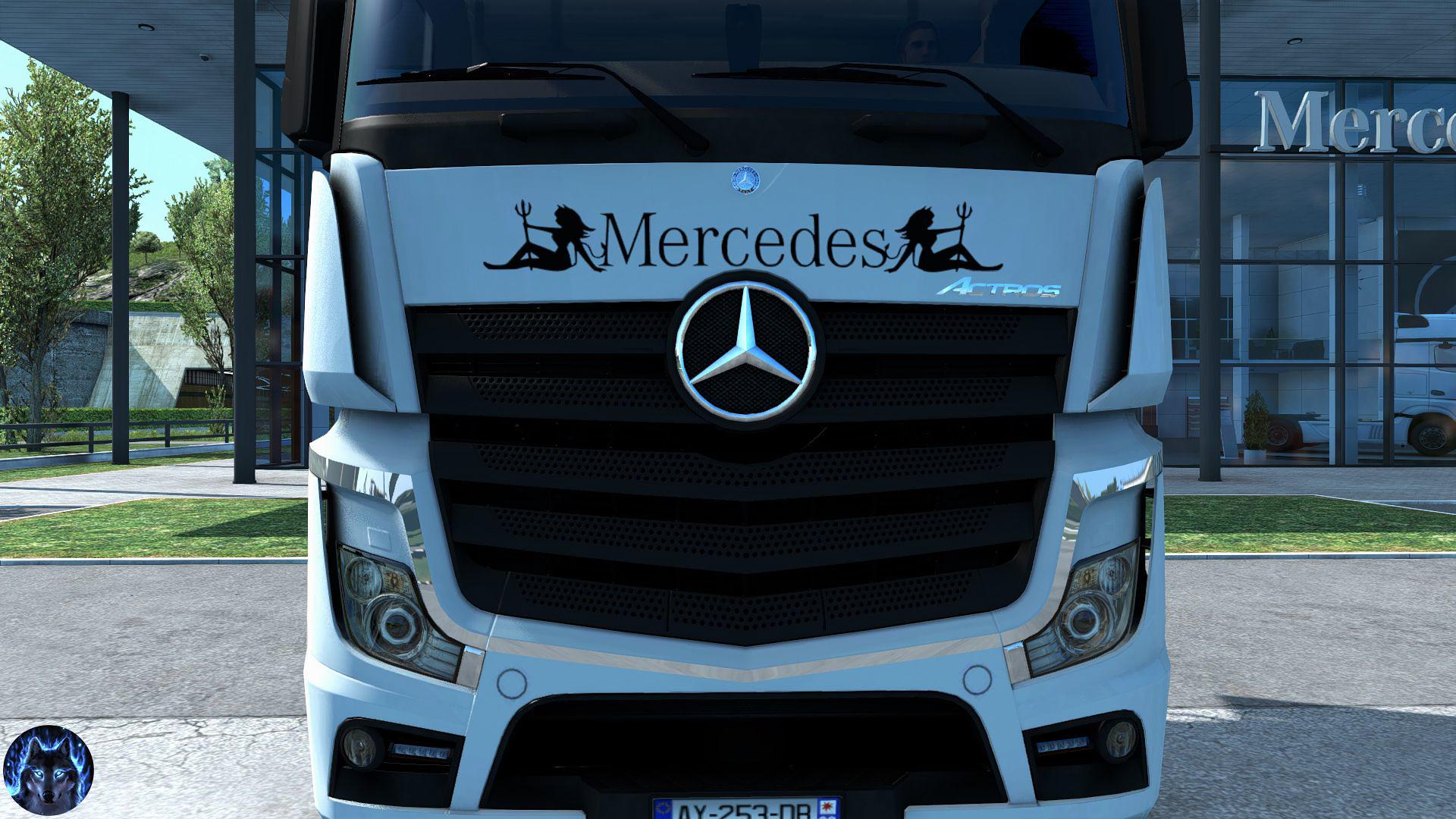 ETS2 - Mercedes Actros MP4 Reworked Truck V2.5 (1.39.x) (1.39.x)