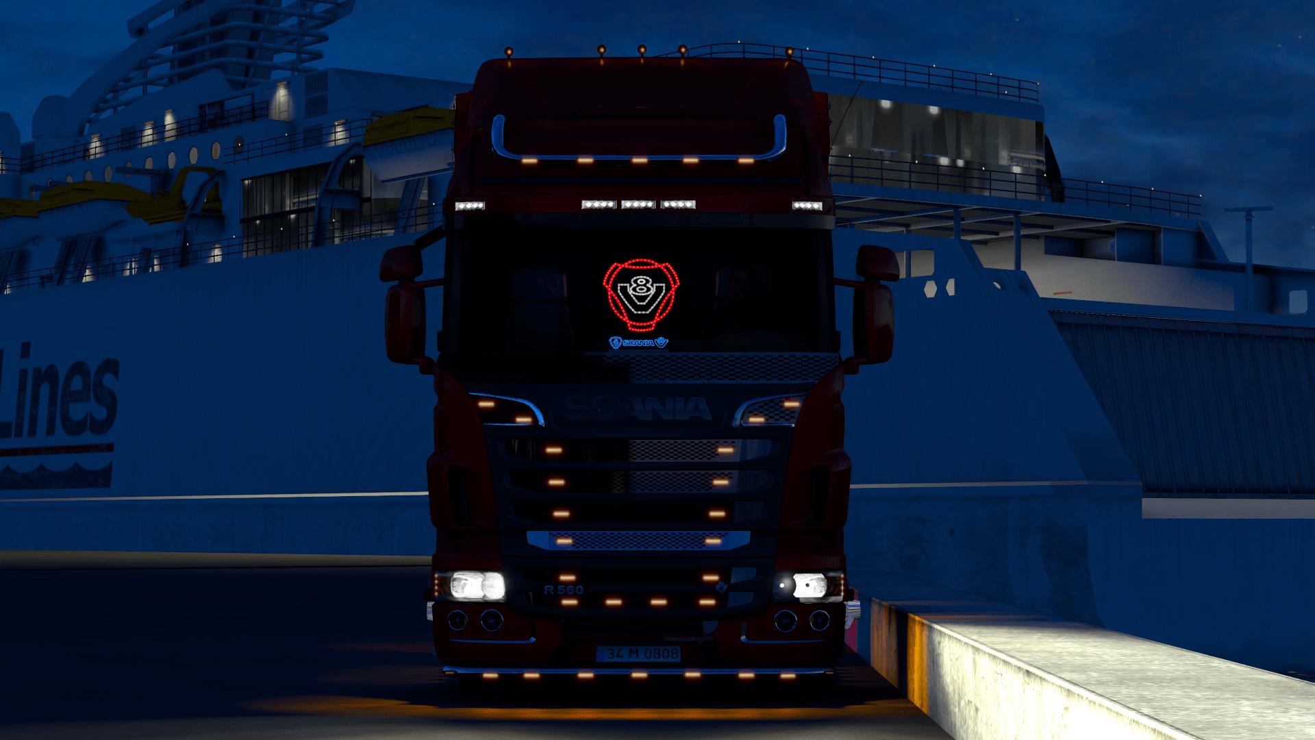 ETS2 - Scania R560 V8 Custom Truck (1.39.x) (1.39.x)