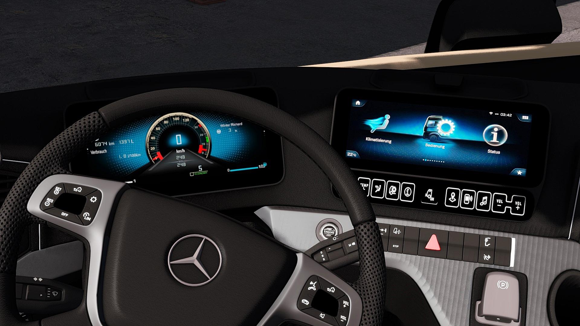 ETS2 - Mercedes-Benz New Actros 2019 V1.5 (1.39.x) (1.39.x)