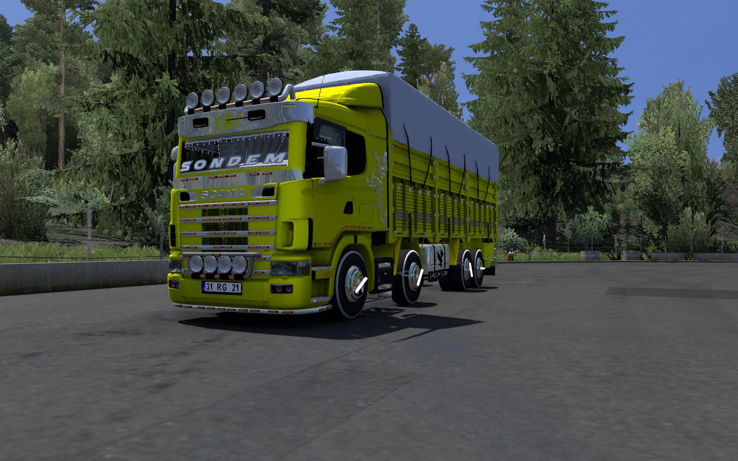 ETS2 - Scania 124G 360 Truck (1.38.x) (1.38.x)