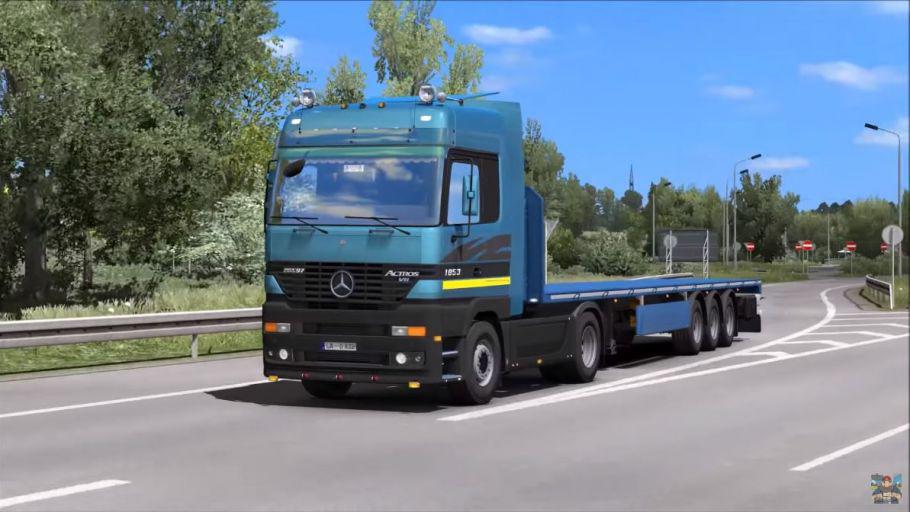 ETS2 - Mercedes Actros MP1 Truck V1.3 (1.38.x) (1.38.x)