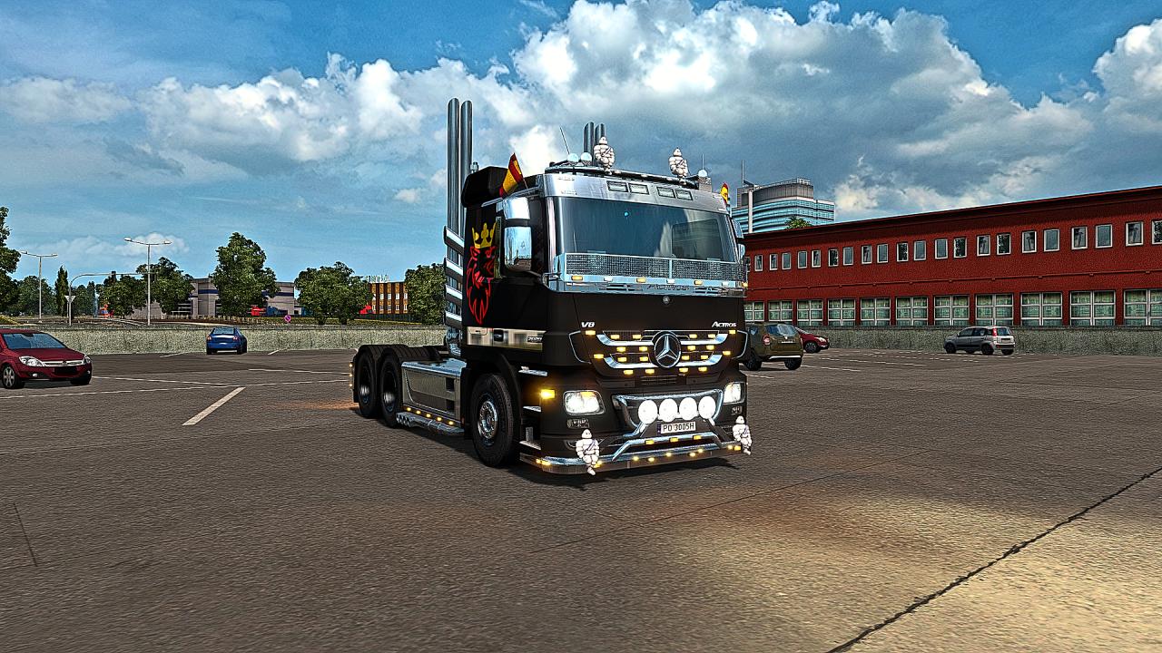 ETS2 - Mercedes Actros V8 V1 (1.38.x) (1.38.x) ETS2 - Mercedes Actros V8 V1 (1.38.x) (1.38.x)