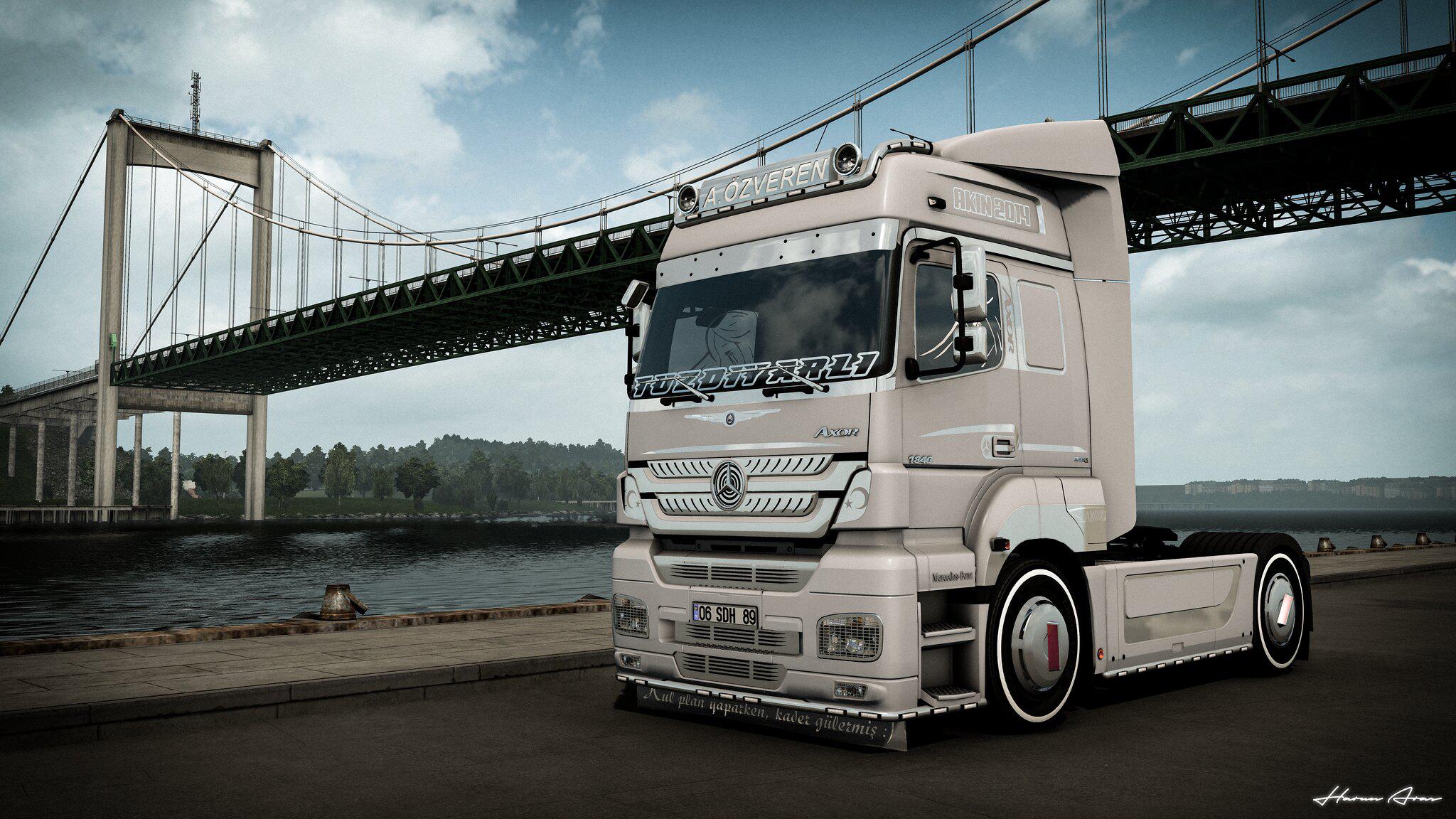 ETS2 - Mercedes Axor 1840 MP3 Reworked Truck (1.38.x) (1.38.x)