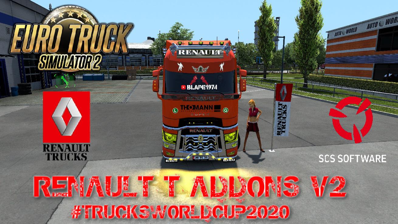 ETS2 - Renault T Addons V2.1 (1.37.x) (1.37.x)