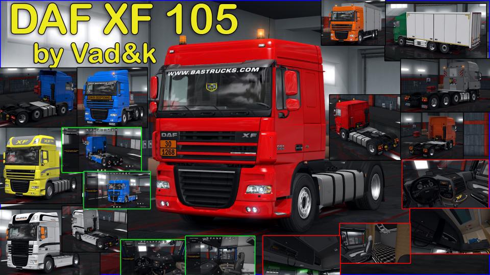 ETS2 - Daf Xf 105 Truck V7.0 (1.37.x) (1.37.x) ETS2 - Daf Xf 105 Truck V7.0 (1.37.x) (1.37.x)
