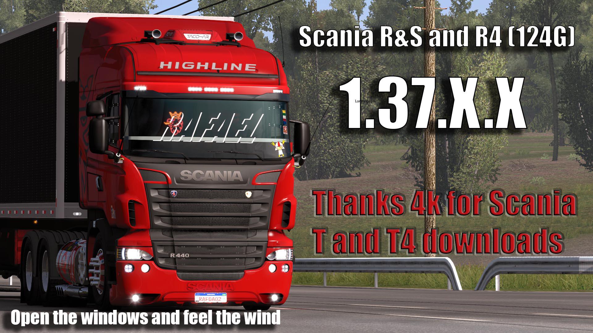ETS2 - Scania R&S and 124G Brazilian Edit (1.37.x) (1.37.x) ETS2 - Scania R&S and 124G Brazilian Edit (1.37.x) (1.37.x)