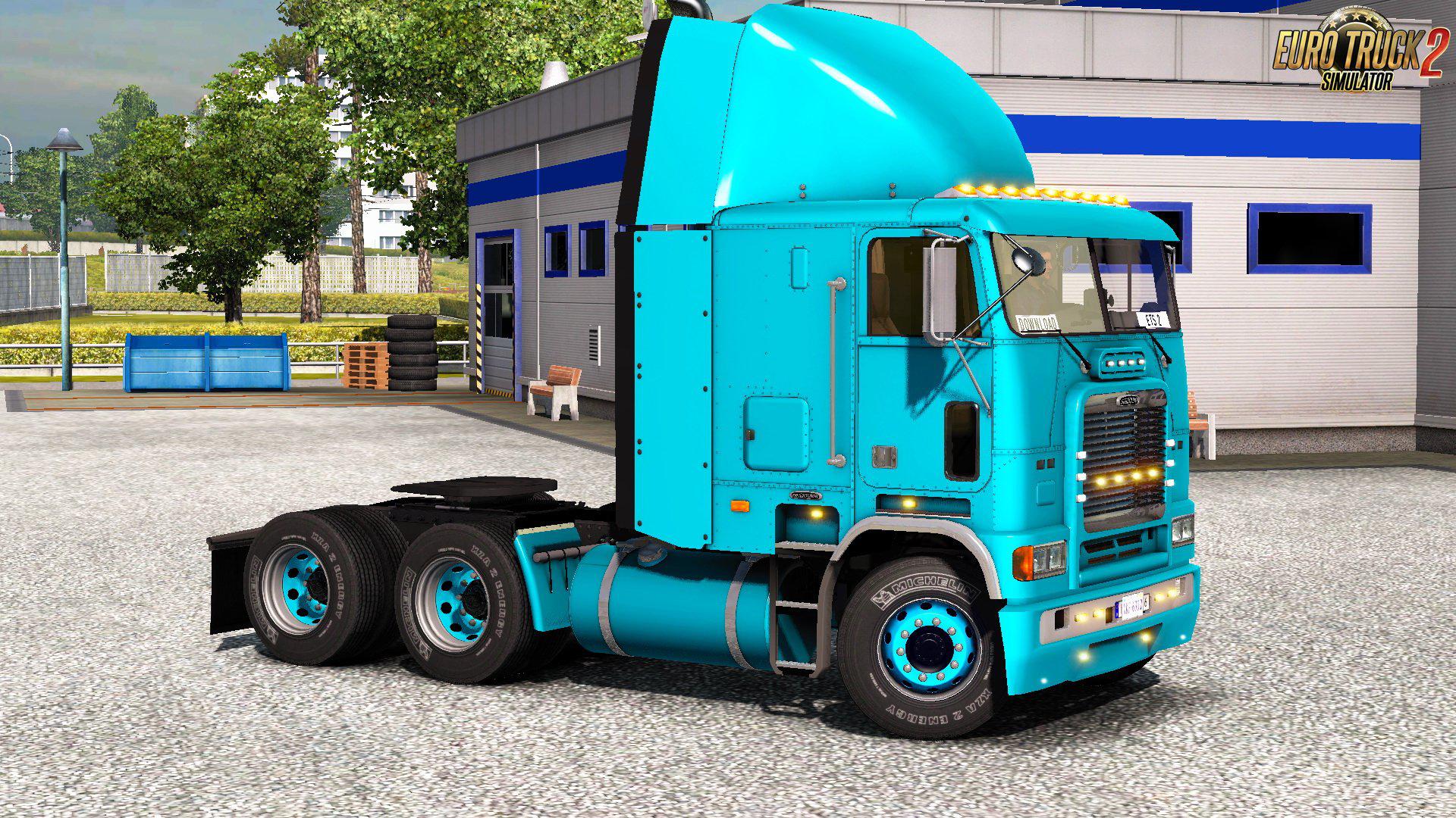 ETS2 - Freightliner FLB V2.0.7 (1.37.x) (1.37.x)