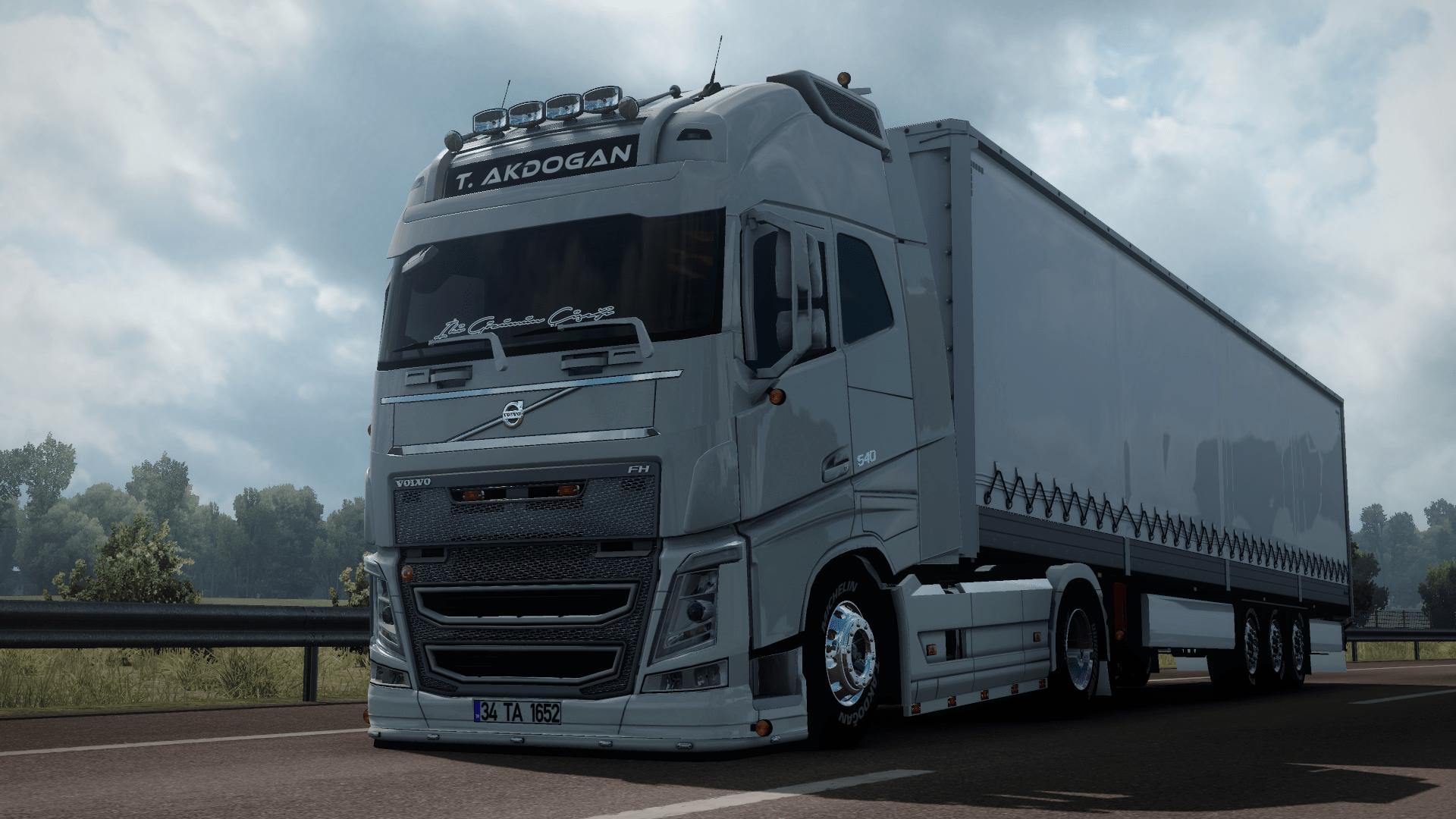 ETS2 - Volvo 540 Truck V2.0 1.37.x (Tanju Akdogan) (1.37.x)
