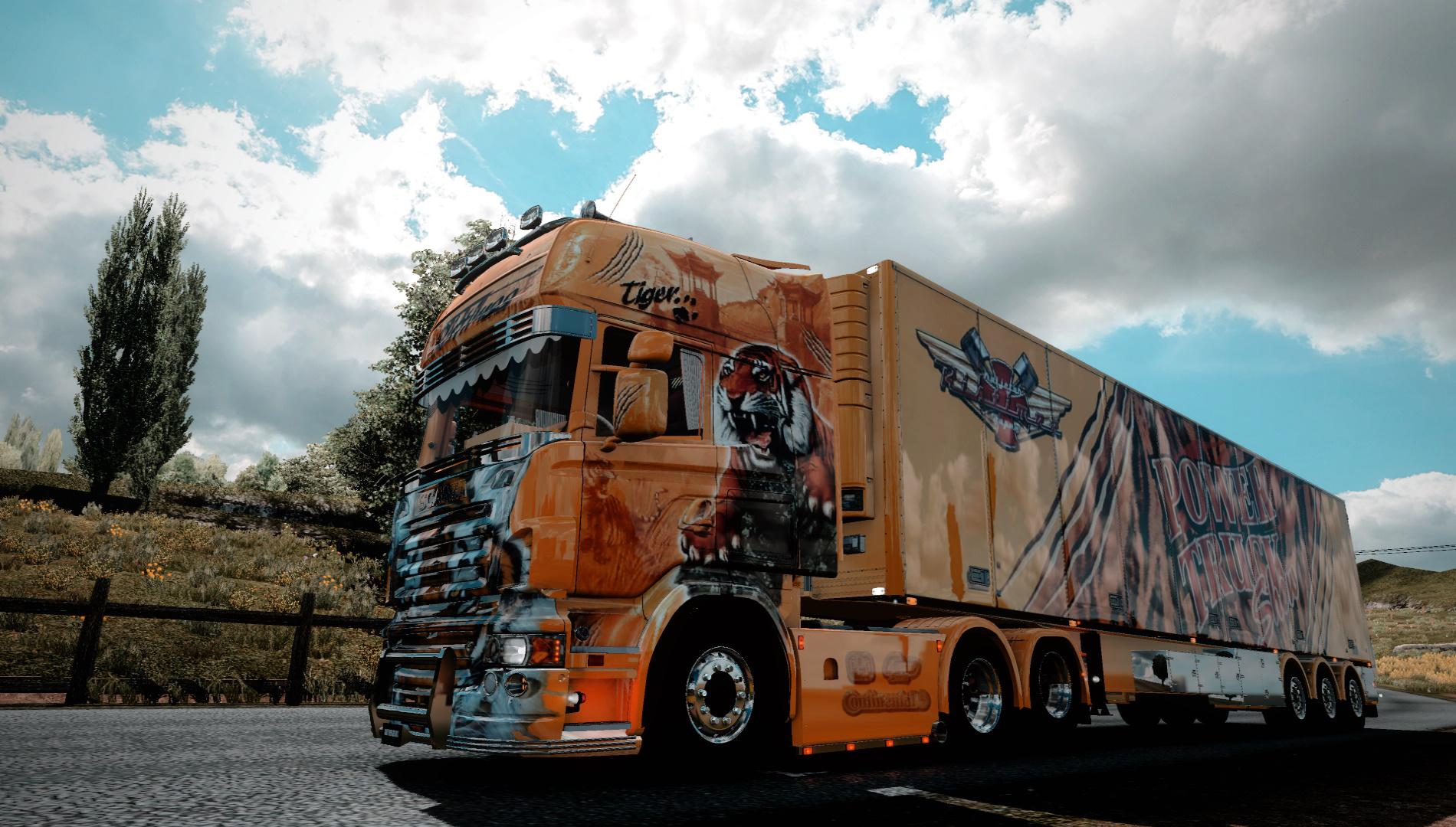 ETS2 - Scania Ristima Tiger V8 And Trailer (1.36.x) (1.36.x) ETS2 - Scania Ristima Tiger V8 And Trailer (1.36.x) (1.36.x)