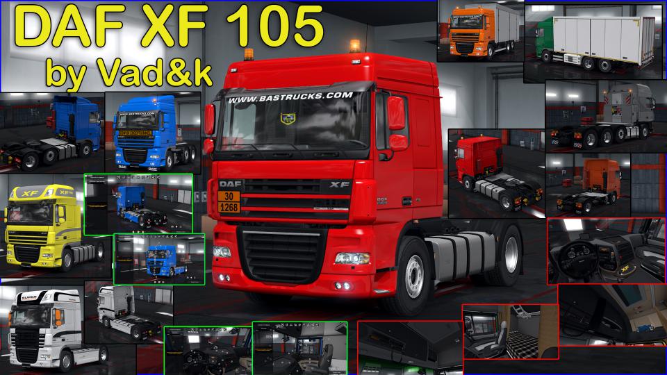 ETS2 - Daf XF 105 Truck V6.10 (1.36.x) (1.36.x) ETS2 - Daf XF 105 Truck V6.10 (1.36.x) (1.36.x)