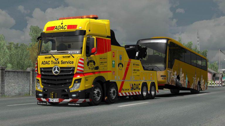 ETS2 - Mercedes Actros MP4 Crane Truck (1.36.x) (1.36.x) ETS2 - Mercedes Actros MP4 Crane Truck (1.36.x) (1.36.x)