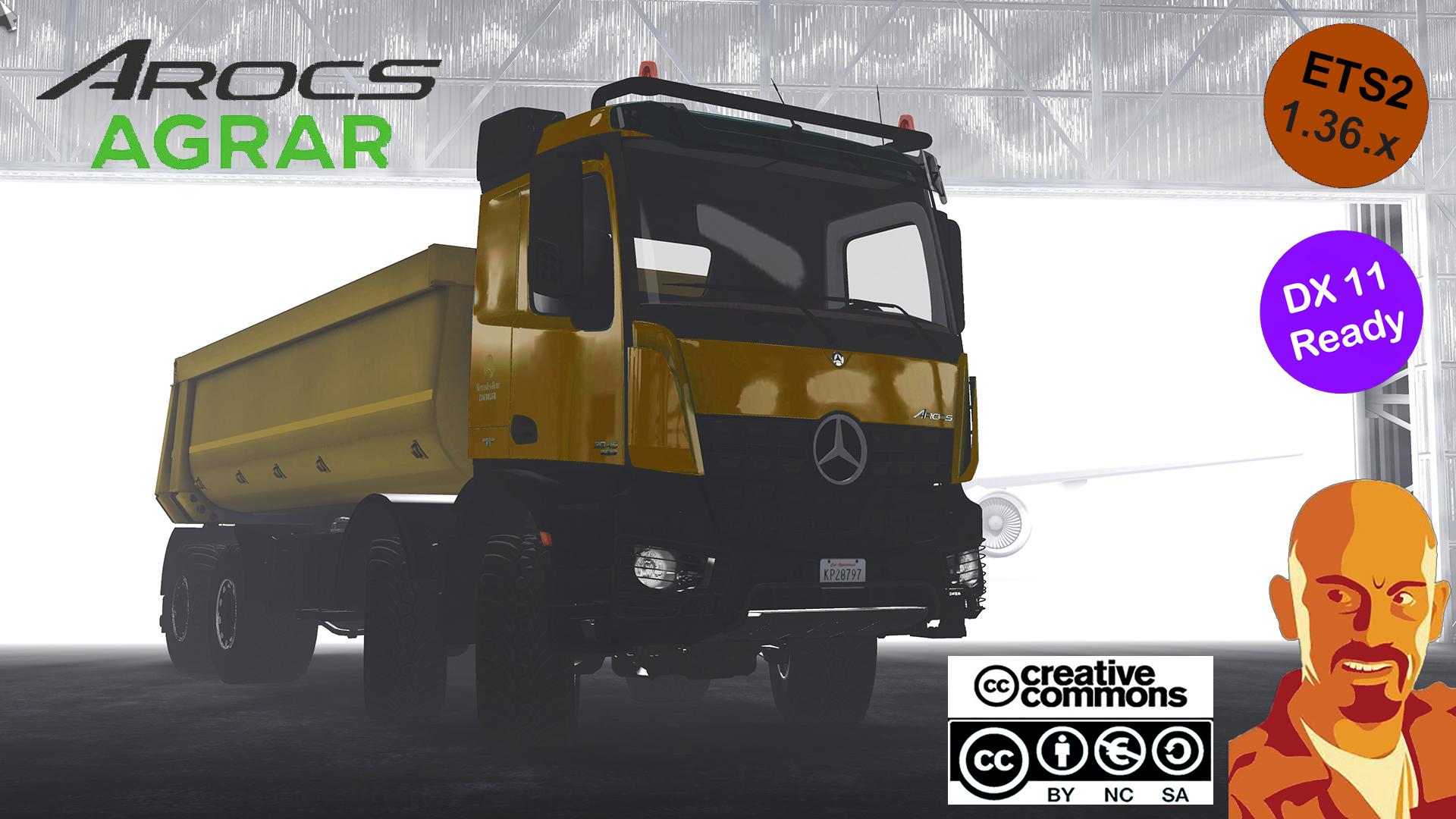 ETS2 - Mercedes-Benz Arocs Agrar Truck (1.36.x) (1.35.x)
