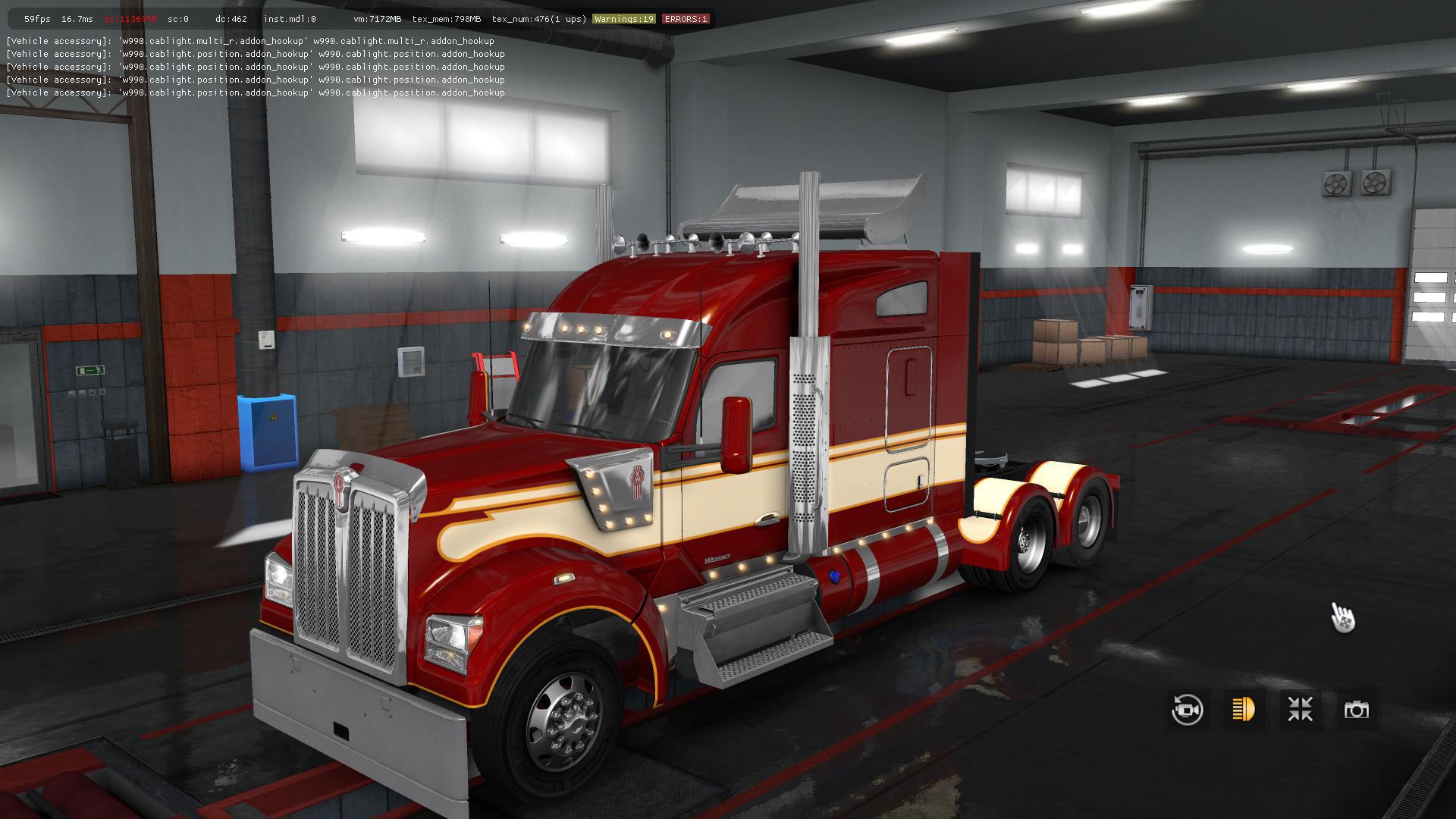ETS2 - Kenworth W990 Edited (1.36.x) (1.36.x)