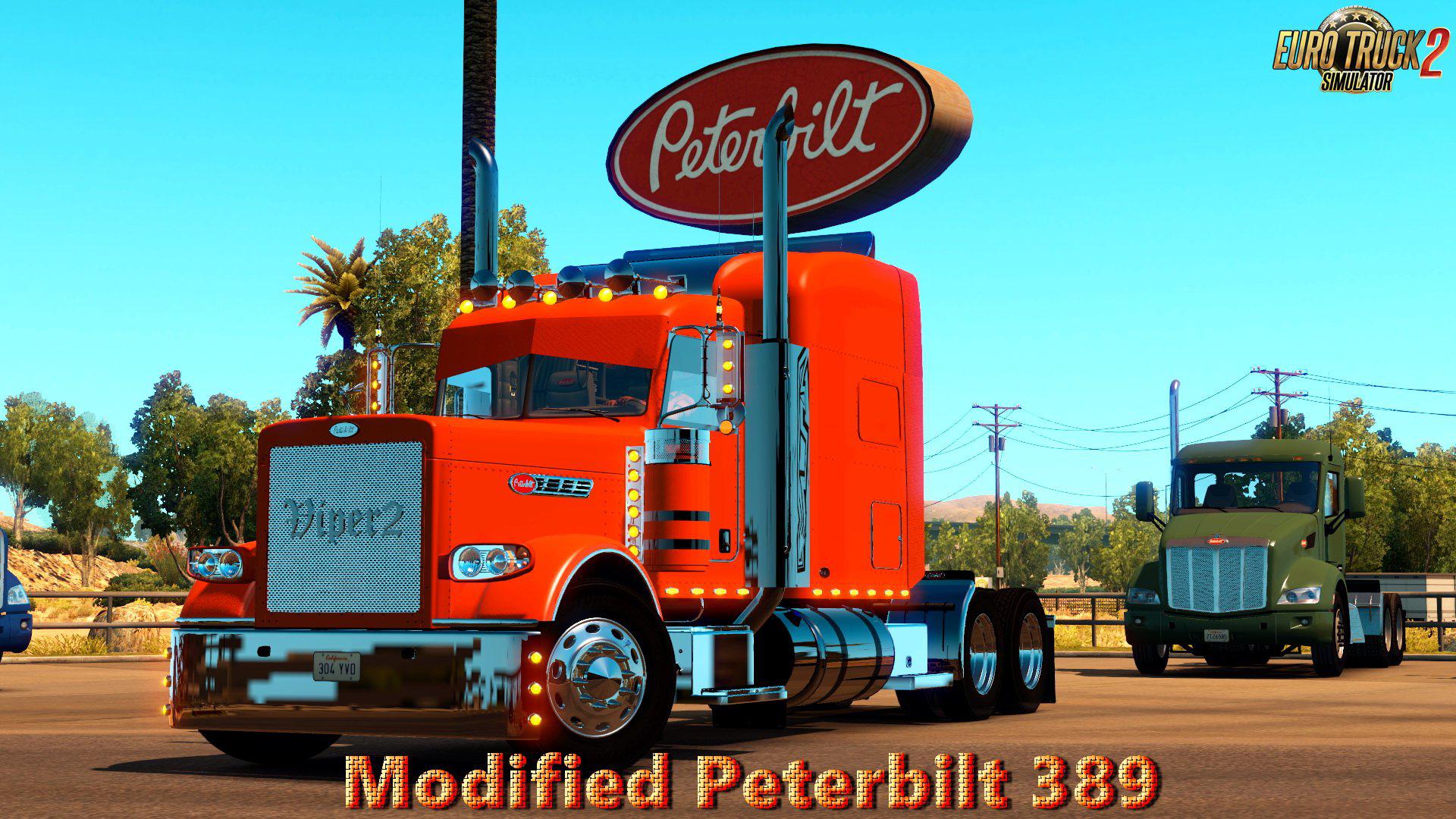 ETS2 - Modified Peterbilt 389 + Interior V2.2.4 (1.35.X) (1.35.x) ETS2 - Modified Peterbilt 389 + Interior V2.2.4 (1.35.X) (1.35.x)