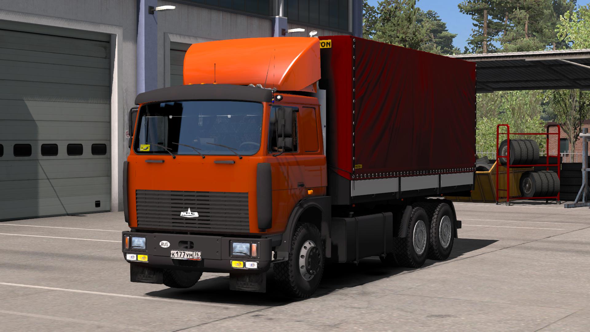 ETS2 - Maz 54323-08 BDF (1.35.X) (1.35.x)