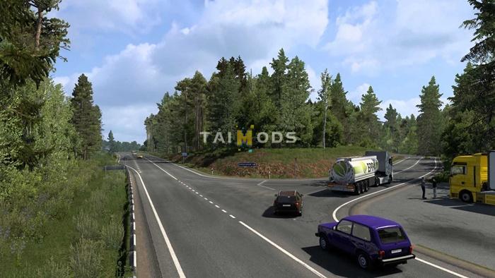 ETS2 - Rus Map V2.54.1 (1.54.x) ETS2 - Rus Map V2.54.1 (1.54.x)