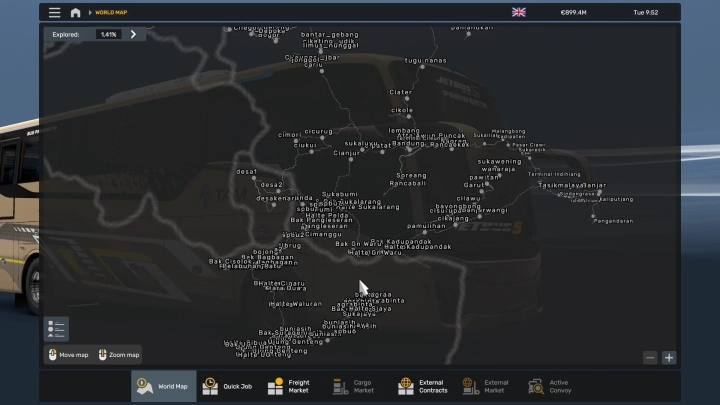 ETS2 - Indonesia Mega Map V1.0 (1.53.x) ETS2 - Indonesia Mega Map V1.0 (1.53.x)