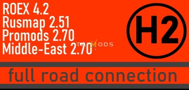 ETS2 - Hybrid Road Connection V4.0 (1.50.x) ETS2 - Hybrid Road Connection V4.0 (1.50.x)