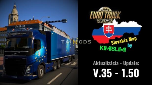 ETS2 - SVK Map V35 (1.50.x) ETS2 - SVK Map V35 (1.50.x)