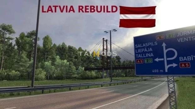 ETS2 - Latvia Rebuild V1.29.4 (1.48.x) ETS2 - Latvia Rebuild V1.29.4 (1.48.x)