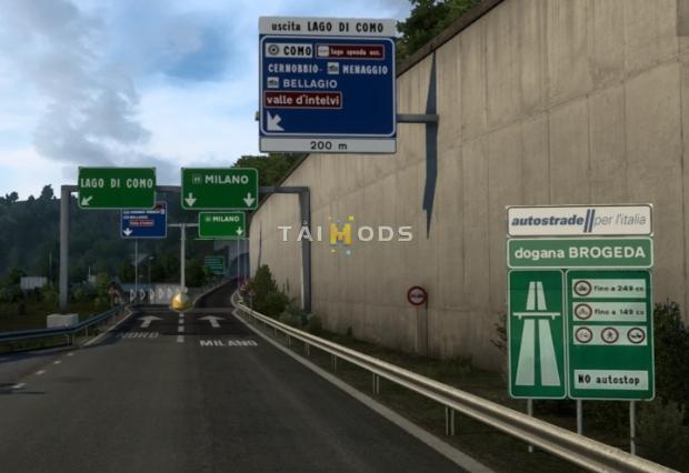 ETS2 - Italy Sign Rework - Promods Addon V2.0 (1.46.x) ETS2 - Italy Sign Rework - Promods Addon V2.0 (1.46.x)