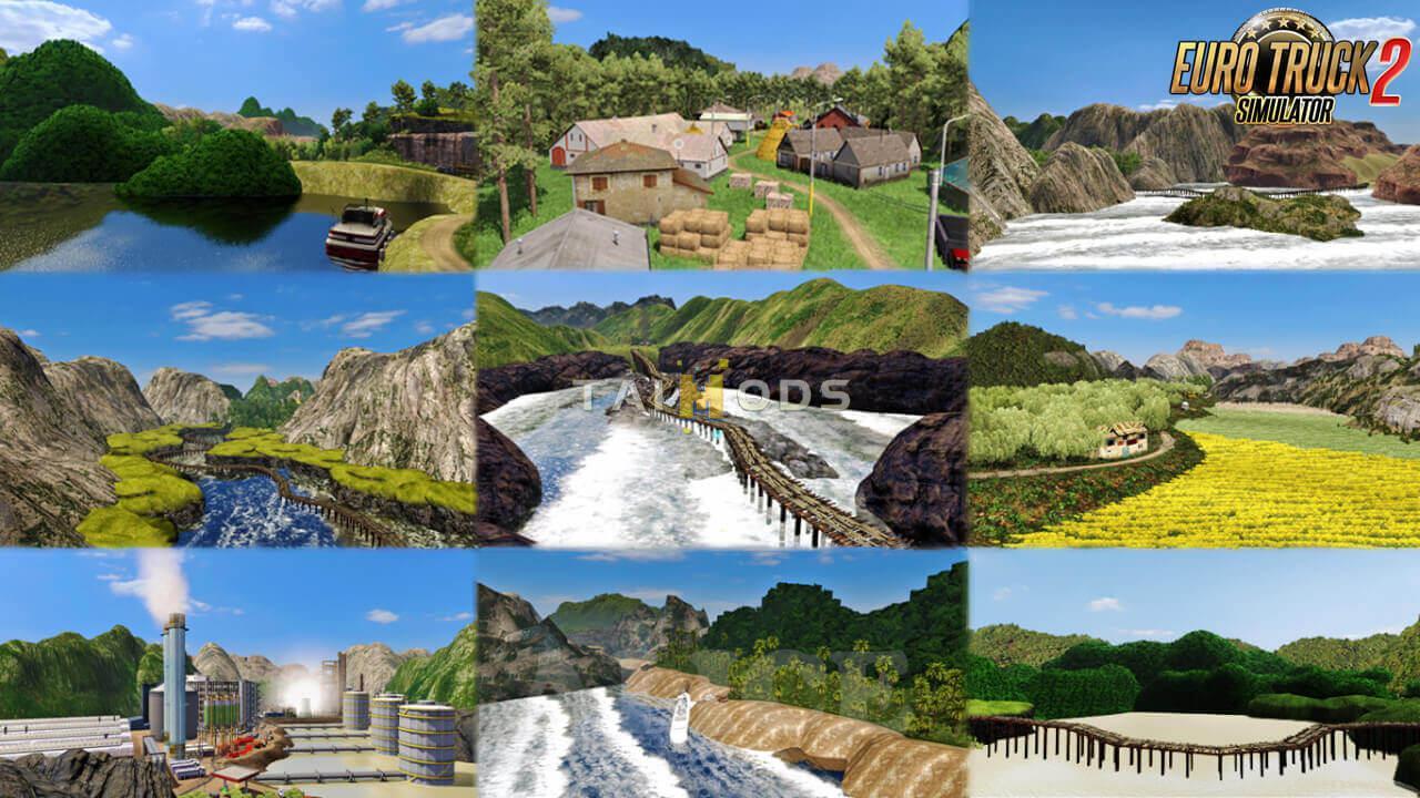 ETS2 - Extreme Road Fever: ERF Map V3.0 (1.39.x) (1.39.x) ETS2 - Extreme Road Fever: ERF Map V3.0 (1.39.x) (1.39.x)