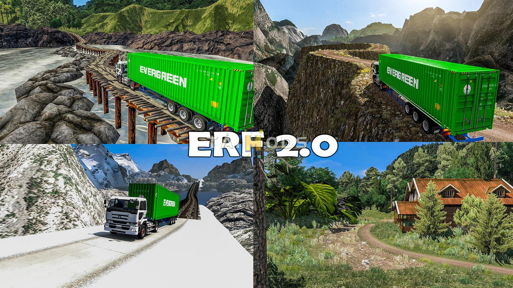 ETS2 - New Extreme Road Fever ERF Map V2 (1.37.x) (1.37.x) ETS2 - New Extreme Road Fever ERF Map V2 (1.37.x) (1.37.x)